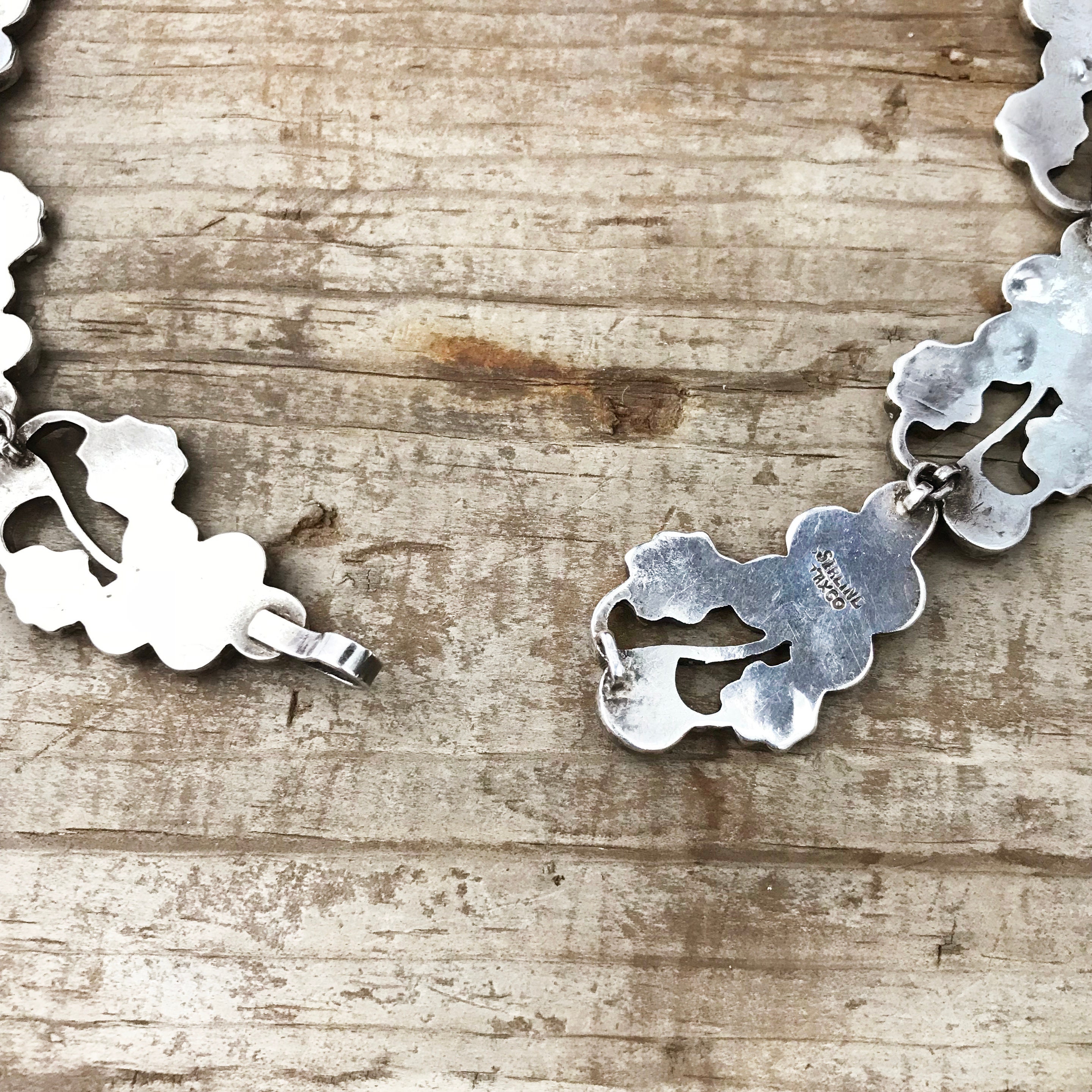 Mexican Chip Inlay Grape Necklace and Bracelet Set - Etsy