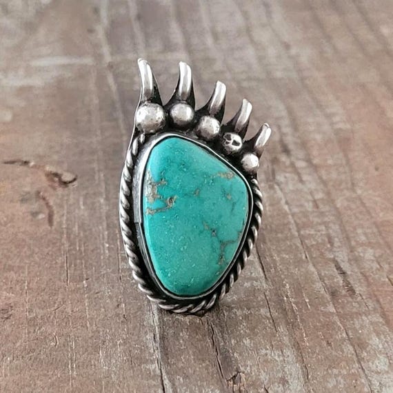 Navajo Bear Claw Ring, Diné (Navajo)