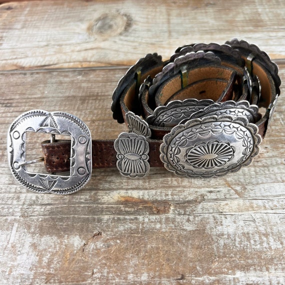 Early Concho Belt - Etsy