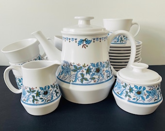 Vintage Blue Moon Dinnerware By Noritake Progression Blue