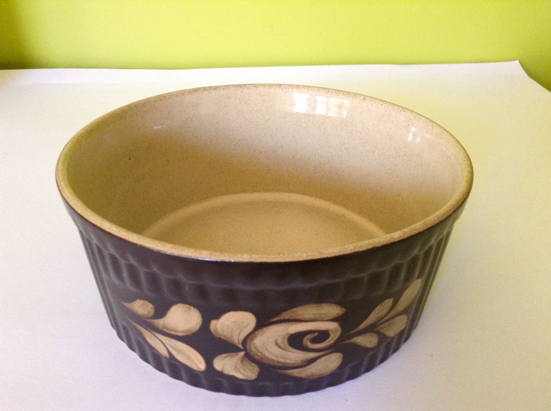 Denby Bakewell England Stoneware Oven Dish 2pt 1980's Vintage Etsy