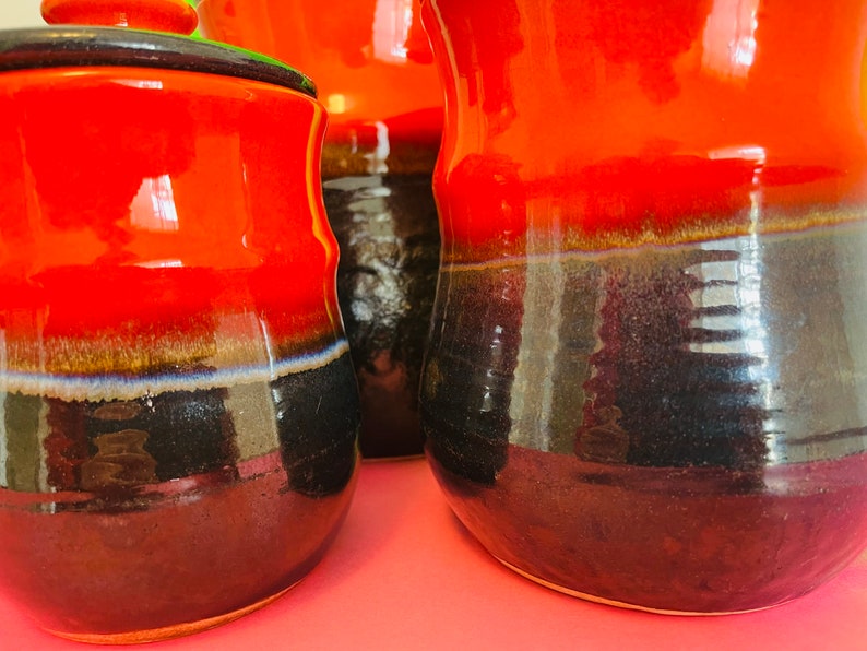 Ellis Australian Pottery Canister Set Etsy Australia