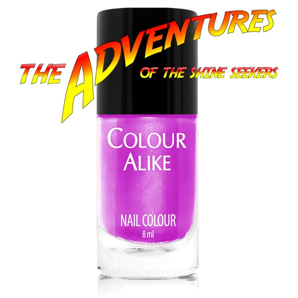 758 Valiant Violet - Neon nail polish with Color Travel effect