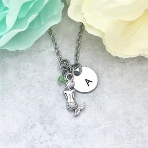 Personalized Mermaid Jewelry - Mermaid Necklace for Women - Personalized Mermaid Necklace - Mermaid Jewelry for Women - Gift for Her