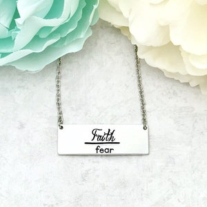 Faith Over Fear Necklace