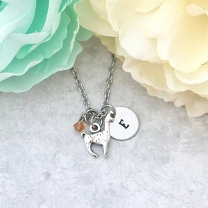 Birthday Gift for Her - Personalized Llama Jewelry - Llama Necklace - Alpaca Charm Necklace - Animal Charm Necklace - Llama Jewelry