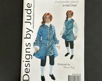 Kit De Vêtements Pour Poupée - Costume écossais Jamie D'Outlander - Pour Poupées Mat O'Neill Et Tonner - Neuf