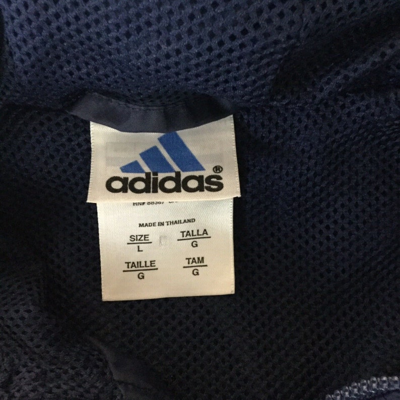 Jahrgang adidas Windbreaker Jacke Jugend Größe L 14 16 Jahrgang adidas Windbreaker Jacke Jugend Größe L 14 16