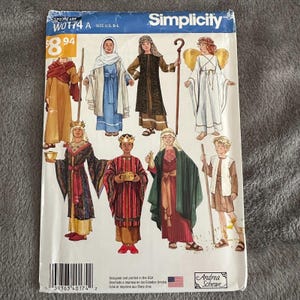 Simplicity W0174 Nativity Costume Sewing Pattern: Child Sizes S-M-L