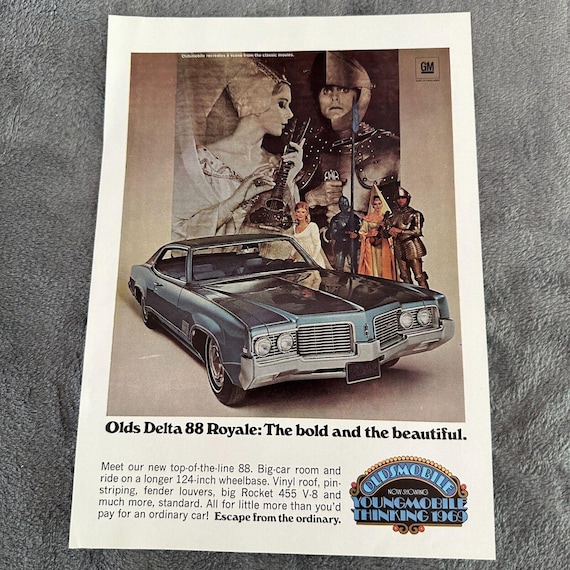 1969 Oldsmobile Delta 88 Royale Ad | Rocket 455 V8 Vintage