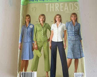 Simplicity Pattern 4637 Sz 14-20 Misses Pants 2 Lengths Skirt Jacket Purse