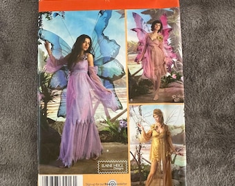 Simplicity 3632 Fairy Butterfly Costume Pattern Elaine Heigl Size 14-20 Uncut
