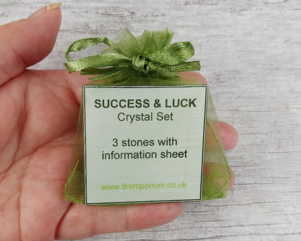 Good Luck Crystals Success Crystals Crystal Healing Set Etsy