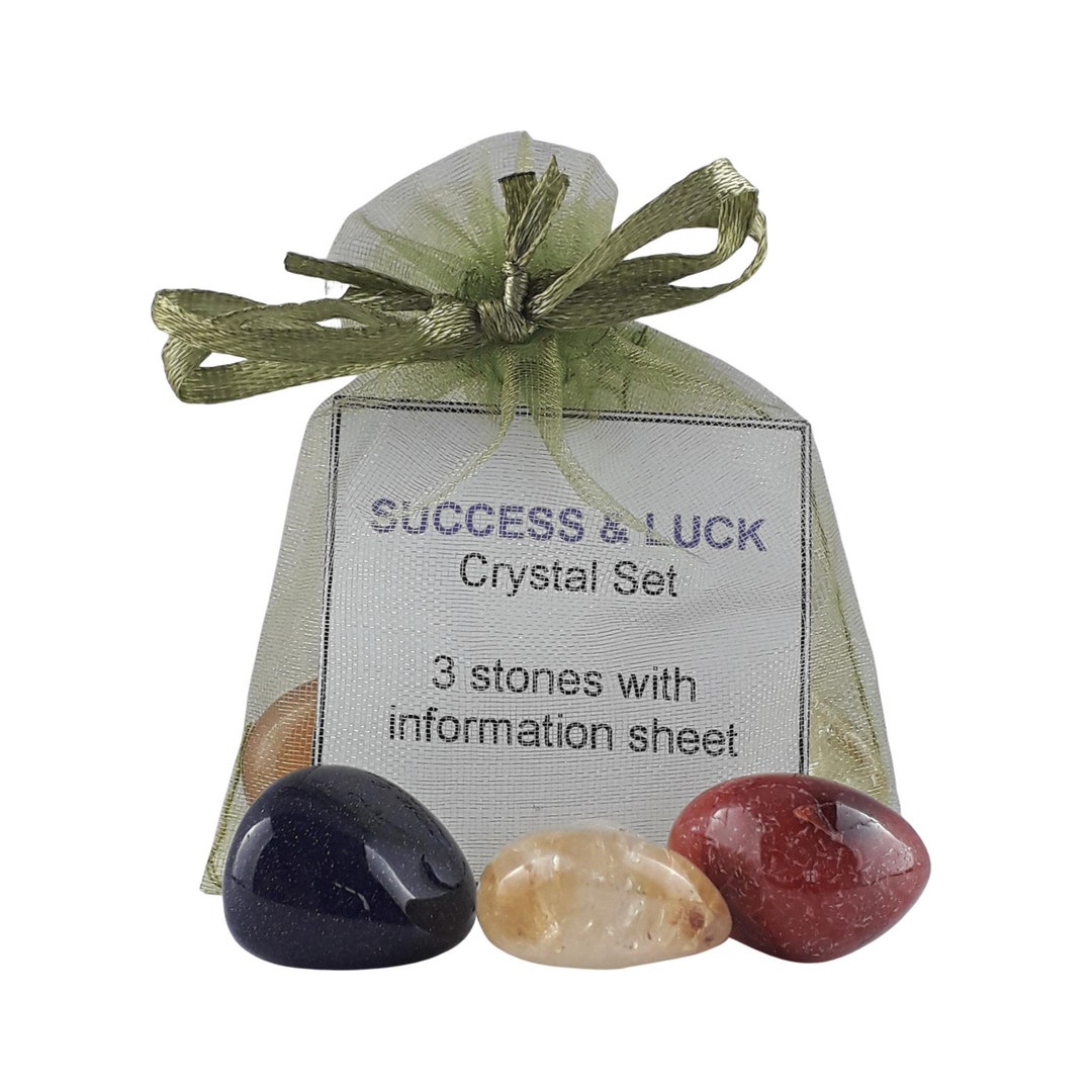 Good Luck Crystals Success Crystals Crystal Healing Set Etsy