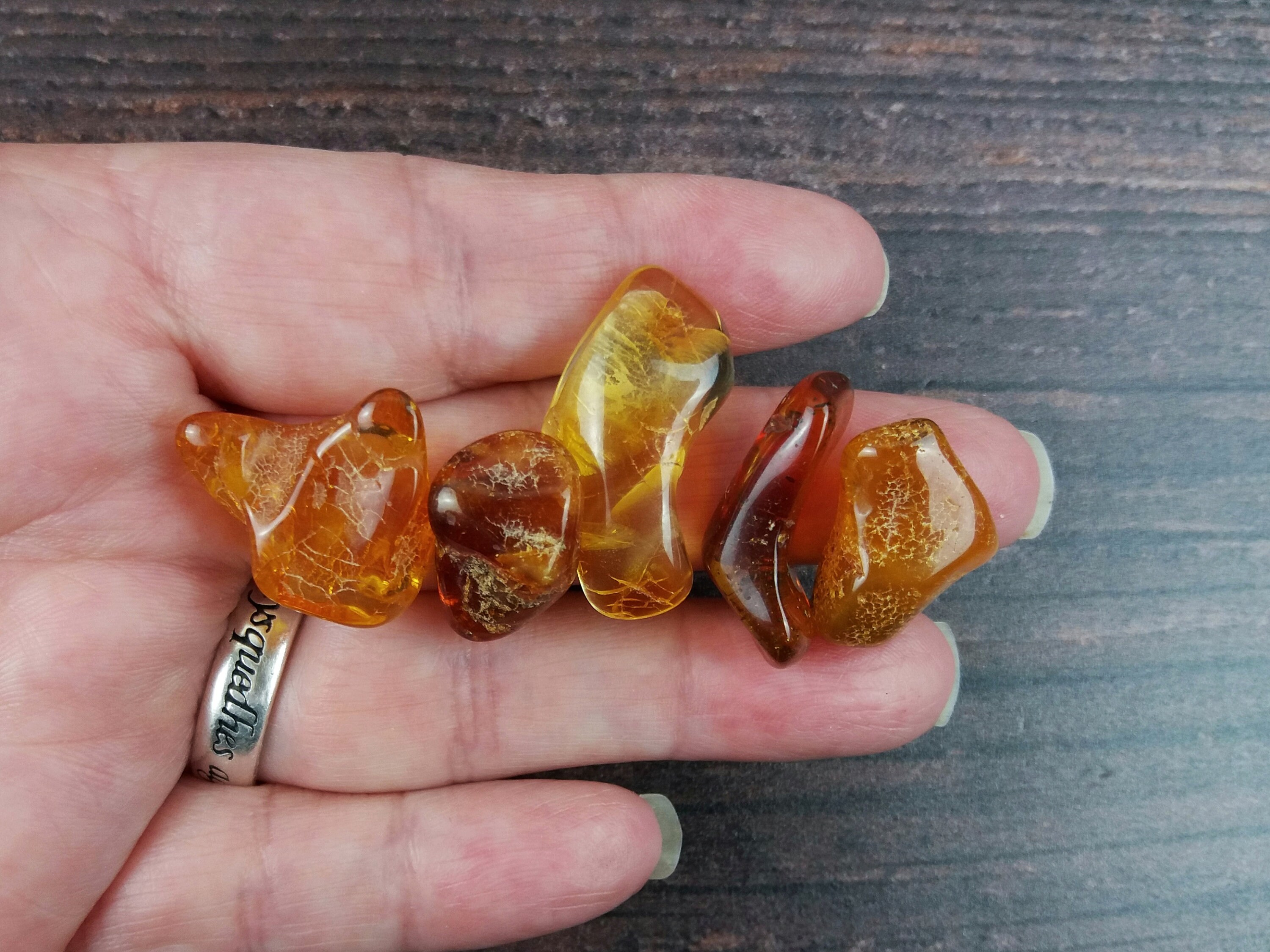 Amber Tree Resin Reiki Infused Wire Wrapping Amber Fossil Etsy