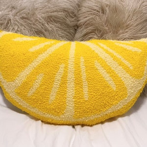 Tufted Fruit Wedge Pillow