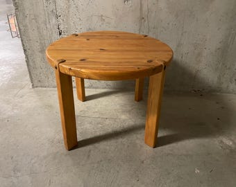 Couchtisch aus Kiefernholz aus den 1980er Jahren