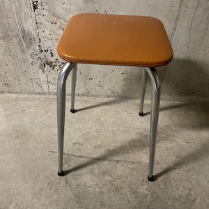 70s skai stool