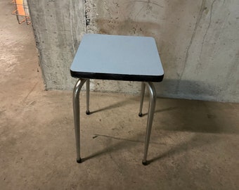 Tabouret en formica années 70