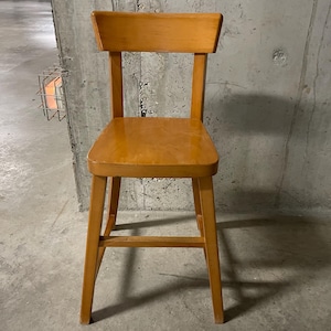 Wooden children&#39;s high chair