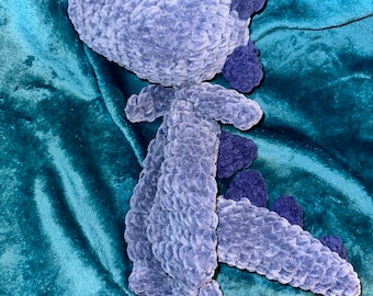 READY TO SHIP - Blue Dinosaur Lovey