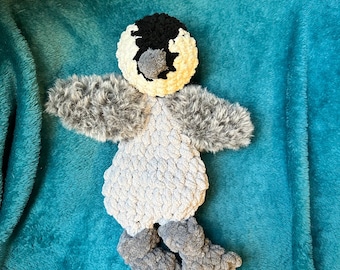 READY TO SHIP - Fuzzy Penguin Lovey