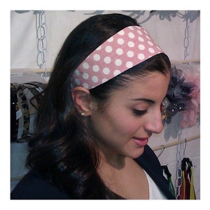 Wardani, Polka dots headwrap , reversible headband , adjustable headband