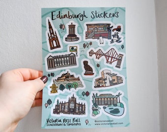 Edinburgh Sticker Sheet