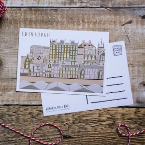 Carte postale d'Édimbourg