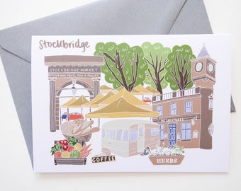 Stockbridge Edinburgh Card