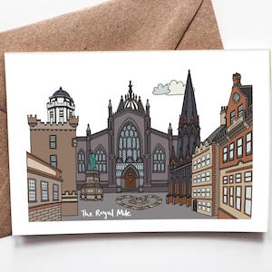 Carte Royal Mile Edinburgh
