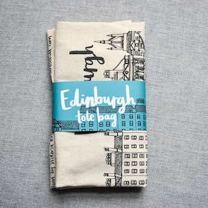 Edinburgh Skyline Tote Bag image 3