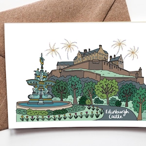 Carte Château d'Édimbourg