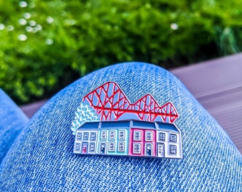 South Queensferry pin-badge