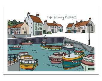 Fife Fishing Villages Print