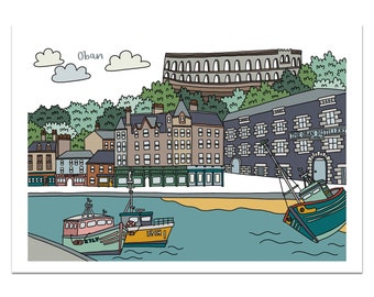 Oban, Scotland Print