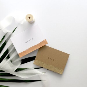 Gilded Edge Place Cards