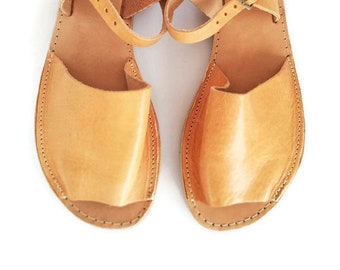 Greek leather flat sandals,open toe shoes, Leather sandals,Ankle strap sandals, Genuine leather shoes, Flat Sandals, Women's Sandals,