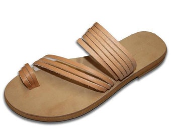 leather handmade Greek Sandals