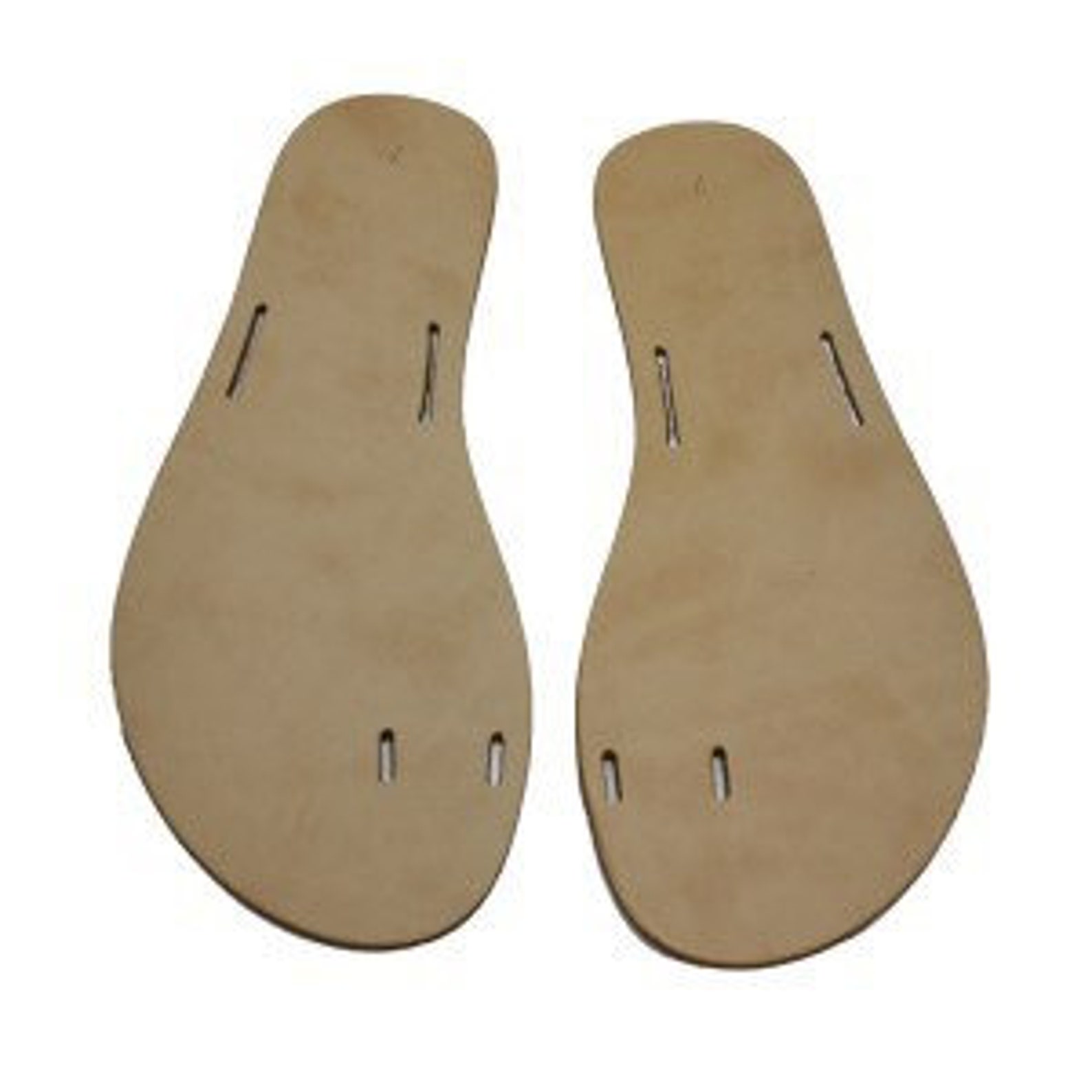 Leather Insole Natural Leather Outsole Brown Etsy