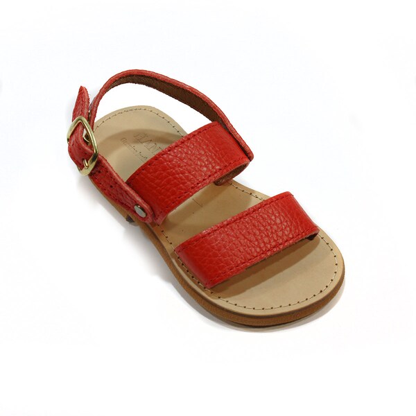 Red Sandals - Etsy