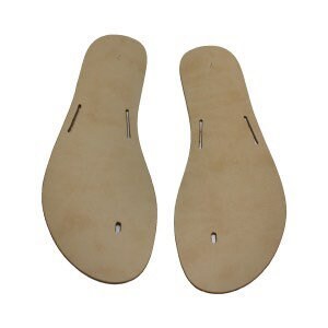 Leather insole natural leather, Outsole brown