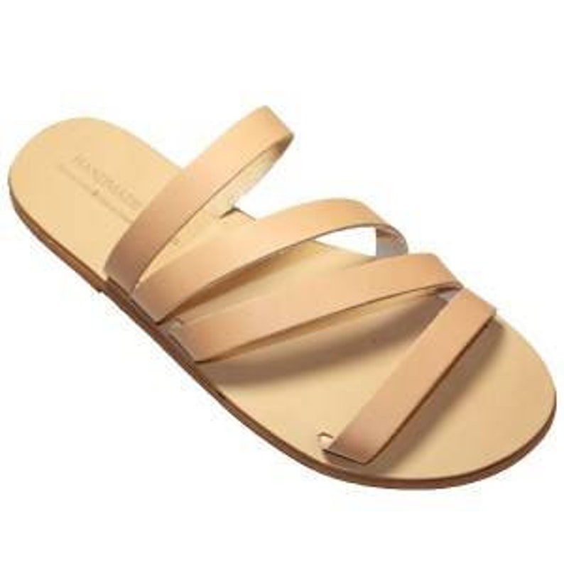 Sandals Leather Sandals Strappy Sandals Greek Sandals Women Sandals Flat Sandals slides shoes Summer Shoes slide on