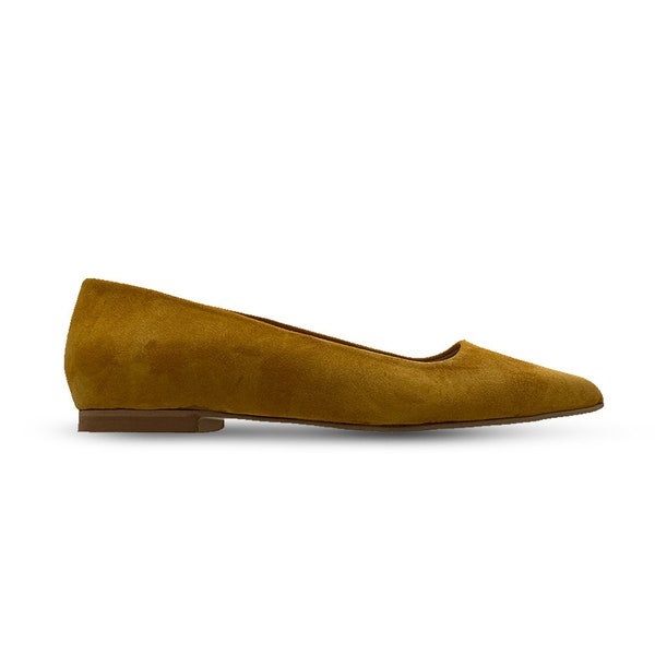 Leather handmade , mules pointed shoes, soft moccasins, leather loafers, fashion slip on,