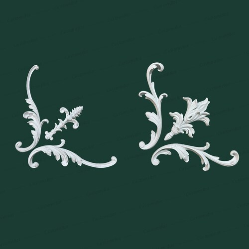 French Style Wall Flora Moulding Kit Wall Paneling Etsy UK