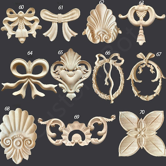 DIY shabby chic appliques furniture appliques onlays architectural mouldings DIY shabby chic appliques furniture appliques onlays architectural mouldings