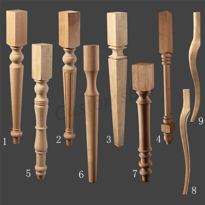 Unfinished 2024 table legs