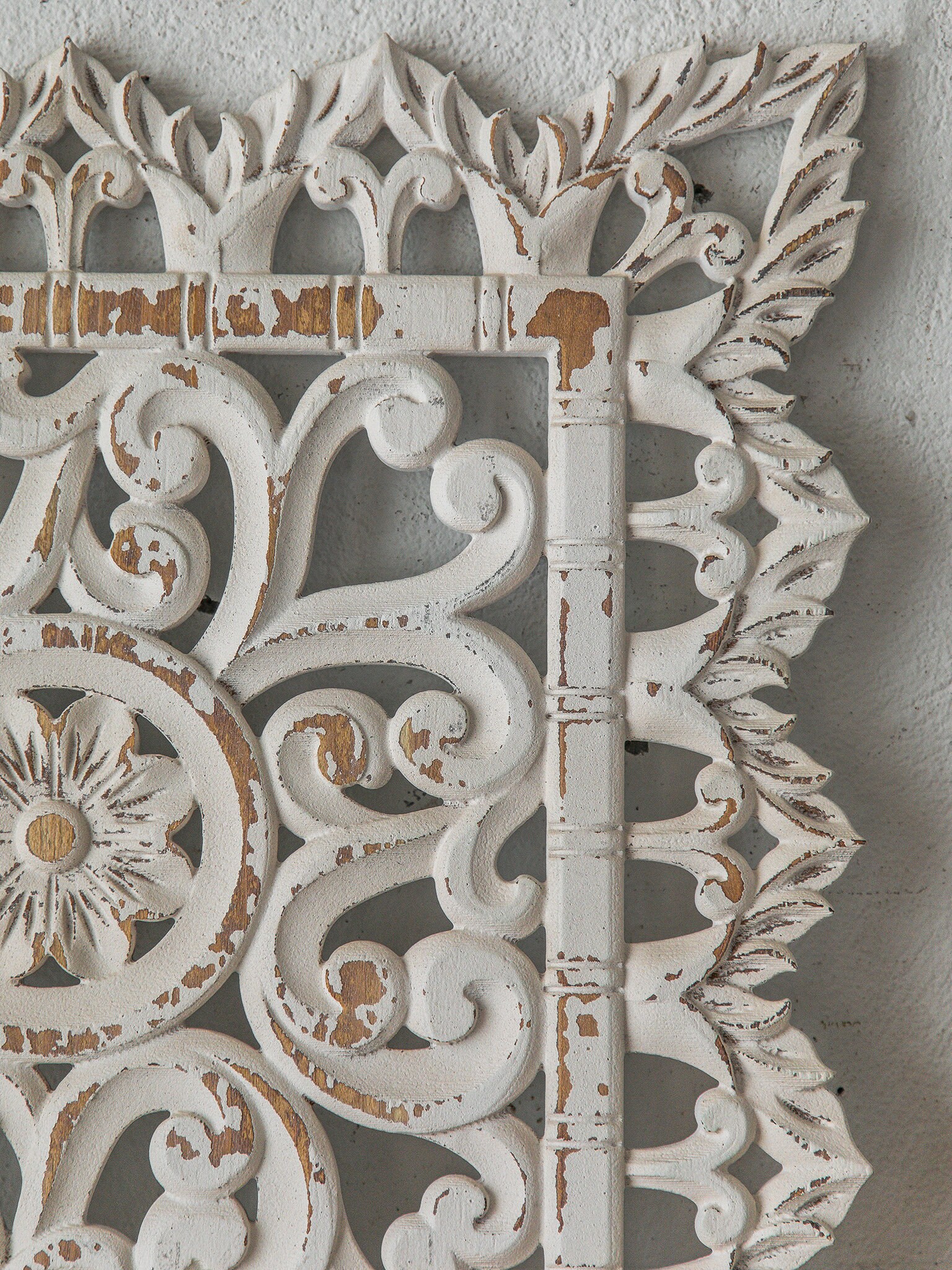 24 Home Decor Medallion Wood Wall Hanging Square Etsy