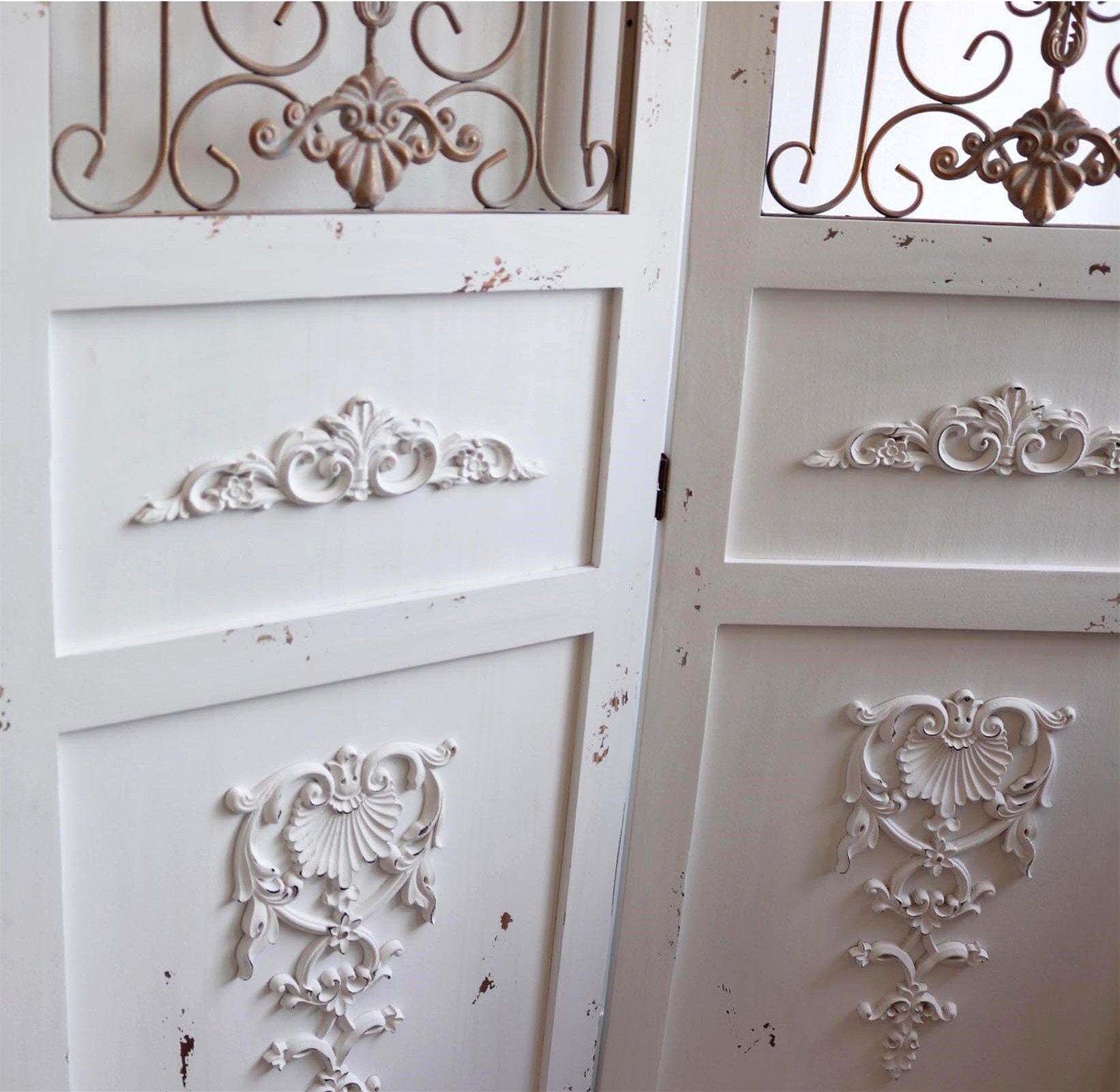 French Shabby Chic Room Divider Door Style Room Partition Etsy