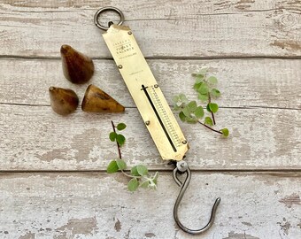 Antique Brass Hughes Pocket Balance Weighing Scales | 1900s - Etsy